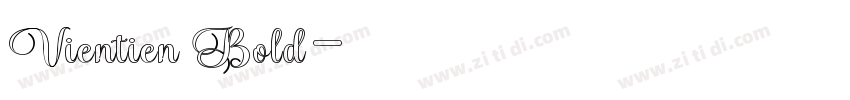 Vientien Bold字体转换